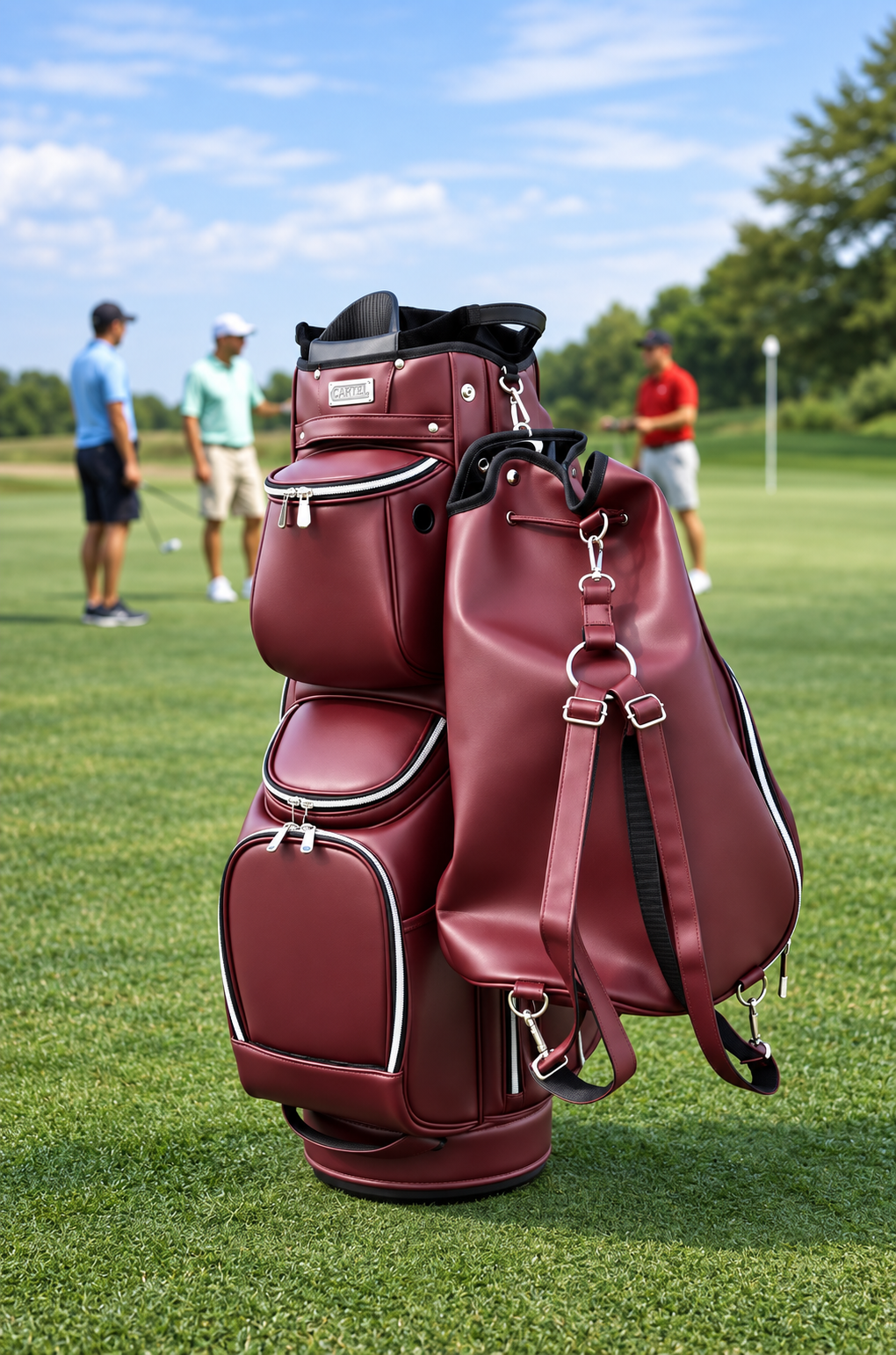 Bolsa de Golf TAN-0009-Color vino